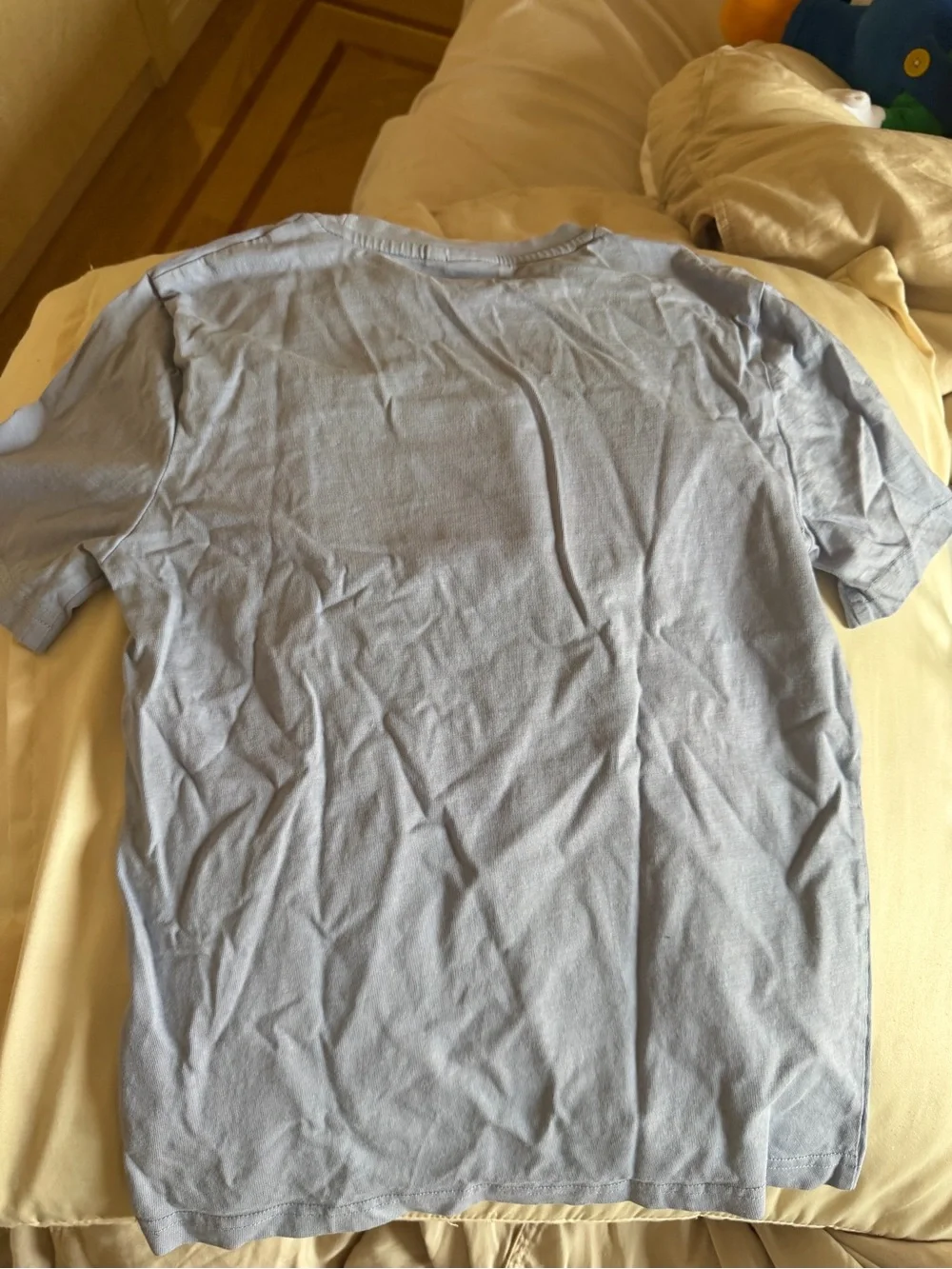 Boss Light Blue Logo Graphic Crew Neck T-Shirt